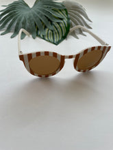 Load image into Gallery viewer, Striped Sunglasses - Creamsicle
