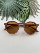 Load image into Gallery viewer, Hexagonal Sunglasses - Dusty Rose
