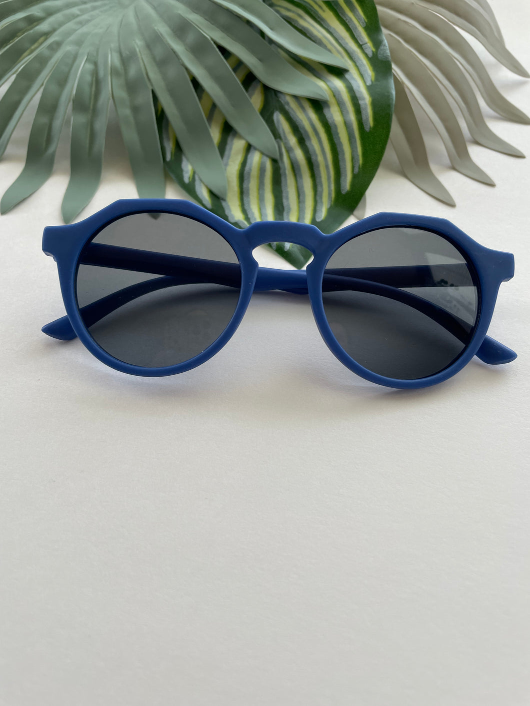 Hexagonal Sunglasses - Sea Blue