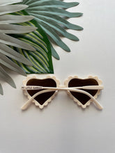 Load image into Gallery viewer, Heart Sunglasses - Ivory
