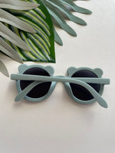 Load image into Gallery viewer, Round Bear Sunglasses - Sky Blue Matte
