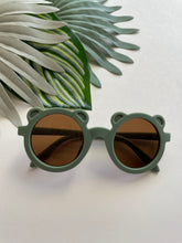 Load image into Gallery viewer, Round Bear Sunglasses - Succulent Green Matte
