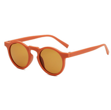 Load image into Gallery viewer, Classic Round Sunglasses - Rust
