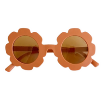Load image into Gallery viewer, Round Flower Sunglasses - Rust
