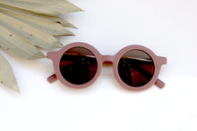 Load image into Gallery viewer, Round Retro Sunglasses - Dusty Rose Matte
