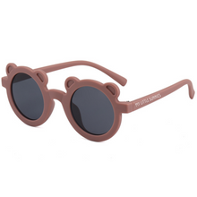 Load image into Gallery viewer, Round Bear Sunglasses - Dusty Rose Matte
