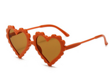 Load image into Gallery viewer, Heart Sunglasses - Rust
